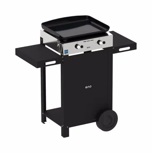 ENO Combo Plancha Initial 50 Gasgrill – Plancha Grill – schwarz