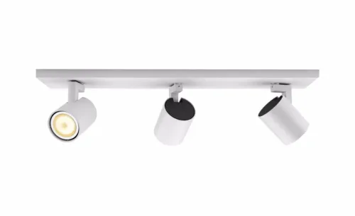 Philips Hue, Philips Hue White Ambiance Runner Dreier-Spot – Deckenlampe/Wandlampe – weiss