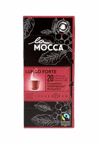 La Mocca Lungo forte Kaffeeportionen – Nespresso Kapseln