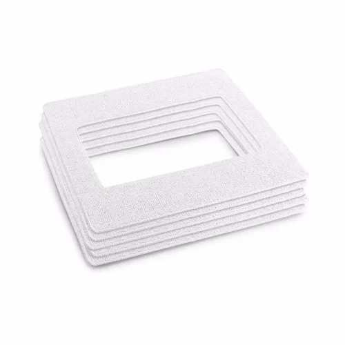 Kärcher Wischtuch Set RCW 4 – Wischbezug/Ersatzbürste – weiss