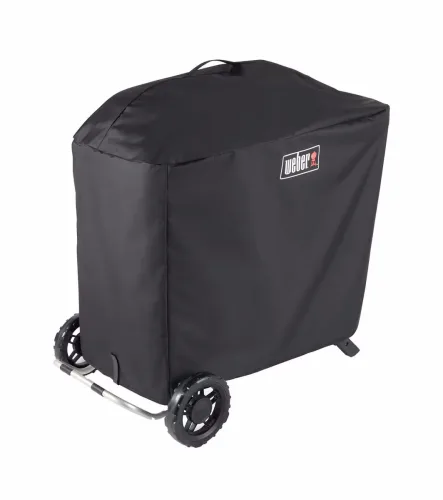 Weber Traveler Compact Premium Abdeckhaube – Weber Grillabdeckung/Grill Abdeckhaube – schwarz