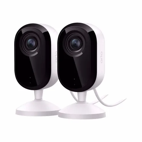 Arlo ESSENTIAL3 HD INDOOR SECURITY CAMERA 2-PACK Netzwerkkamera – Überwachungskamera – weiss