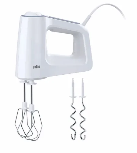Braun, Braun - Handmixer MultiMix 3 HM3100WH Weiss, One Size