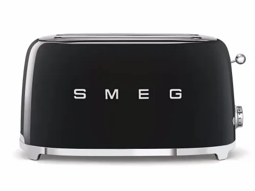 Smeg 50's Retro Style Langschlitztoaster 2 Scheiben schwarz