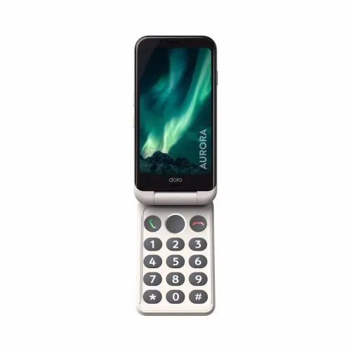 doro, doro Aurora A20 bone 4,5 64GB Senioren-Smartphone Schwarz, Weiß