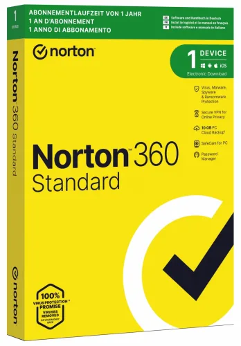 Norton 360 Standard 1 Gerät Security Software – Antivirus Software