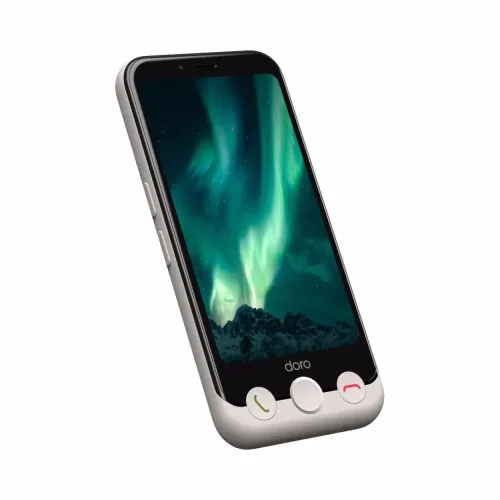 doro, doro Aurora A10 bone 4,5 64GB Senioren-Smartphone Schwarz, Weiß