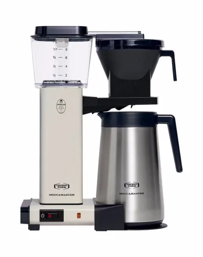 Moccamaster KBGT 741 - off-white Filterkaffeemaschine – weiss