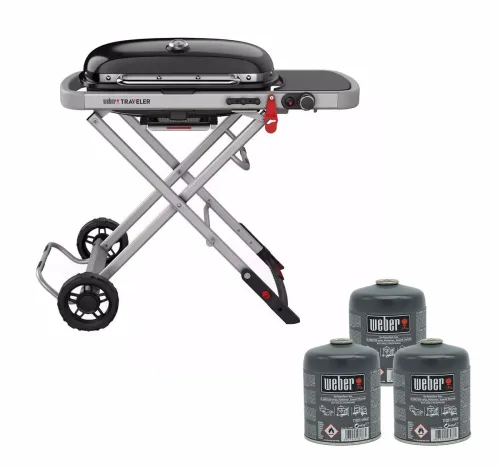 WEBER, Weber Gasgrill Traveler – schwarz