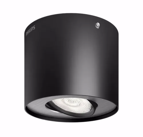 Philips LED, Philips LED Phase Aufbauleuchte LED LED fest eingebaut 4.5 W Warmweiß Schwarz