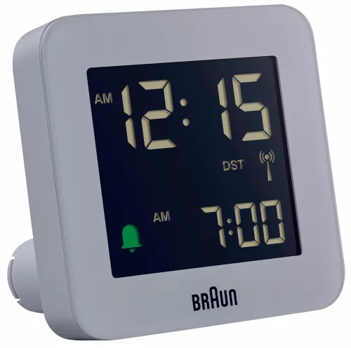 Braun, Braun - Digitalwecker, 75mm, Grau