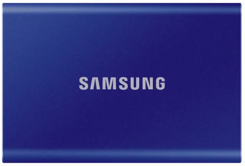 Samsung, Samsung - T7, Portable SSD, Blau, 2 TB
