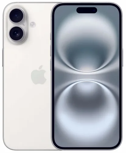 Apple iPhone 16 - 128 GB, White, 6.1'', 48 MP, 5G
