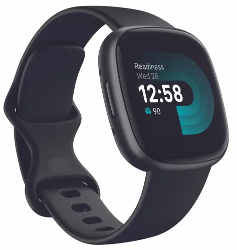 Fitbit, Fitbit - Versa 4, One Size, Schwarz