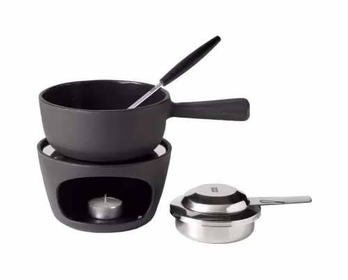 Stöckli - Fondue-Set, 14cm, Black