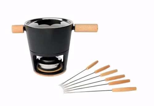 Stöckli, Stöckli - Fleischfondue-Set, 16cm, Black