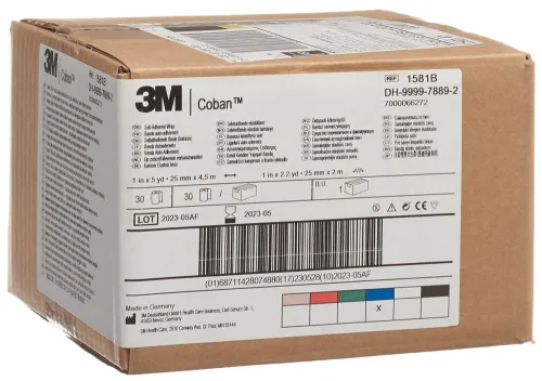 3M, 3M Coban Elastische Binde selbsthaftend 2.6cmx4.57m blau (30 Stk)