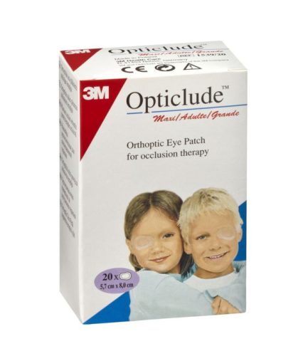 3M Opticlude, 3M Opticlude Maxi Augenverband, Grösse 8.2cm x 5.7cm (20 Stk)