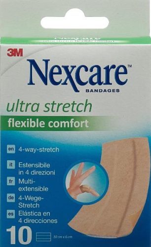 3M Nexcare, 3M Nexcare Pflaster ultra stretch 10cm x 6cm (10 Stk)