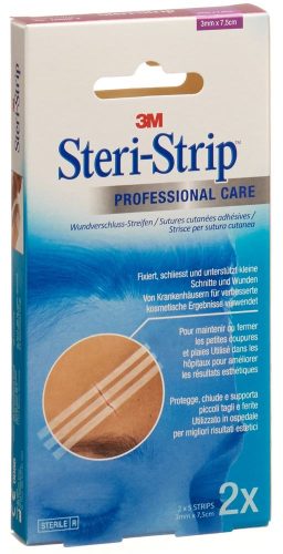 3M Steri-Strip, 3M Steri-Strip 3x75mm weiss verstärkt (2x5 Stk)