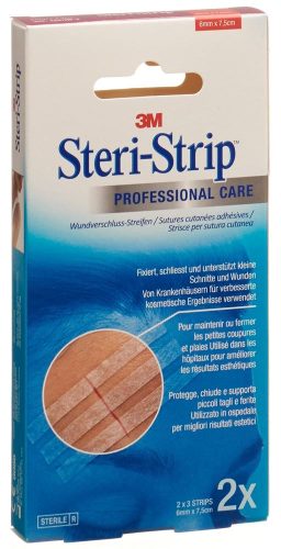 3M Steri-Strip, 3M Steri-Strip Blendtone 6x75mm natur (2x3 Stk)