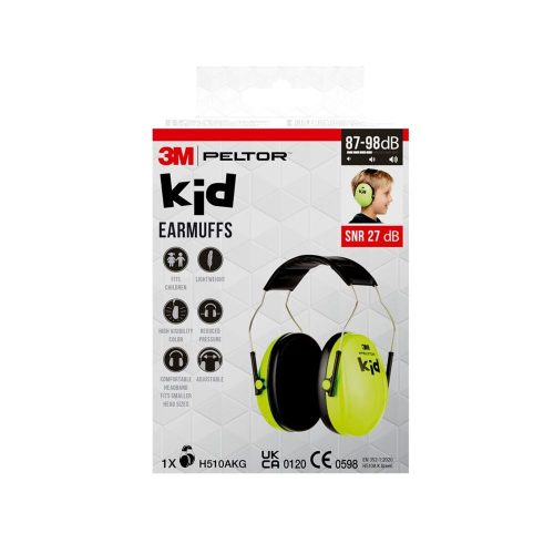 3M, 3M Kapselgeh&ouml;rschutz Kid H510AKGC gr&uuml;n 87-98 dB