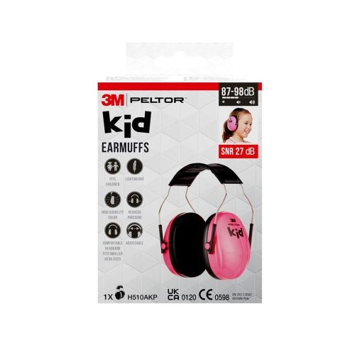 3M, 3M Kapselgeh&ouml;rschutz Kid H510AKPC pink 87-98 dB