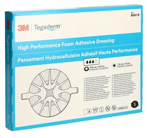 3M Tegaderm, 3M Tegaderm Foam HP Schaumkompresse 7.6x7.6cm adhesive (5 Stk)