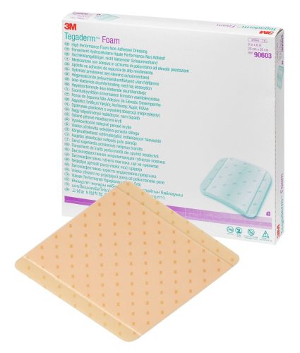 3M Tegaderm, 3M Tegaderm non-adhäsive High Performance Schaumkompresse, 20x20cm (10 Stk)