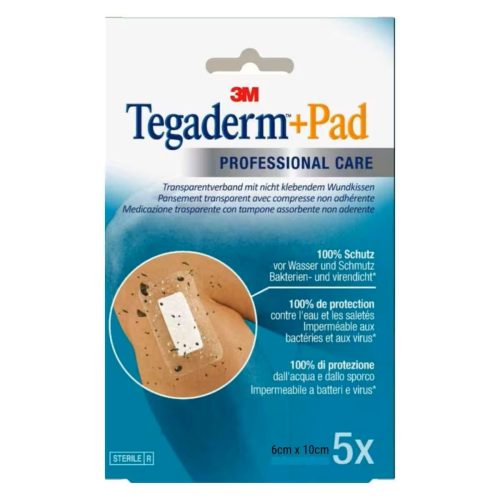 undefined, 3M TEGADERM+PAD 6x10cm Wundkissen 2.5x6cm (n) 5 Stück