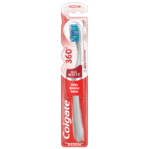 Colgate, Colgate - 360° White Zahnbürste Medium, 1 Stück