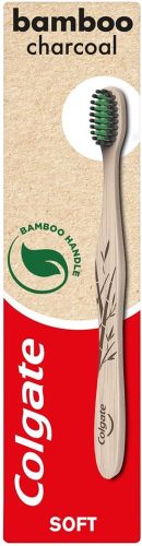 Colgate, Colgate - Bamboo Aktivkohle Weich Zahnbürste, Aus Nachhaltigem Bambus, 1 Stück