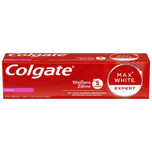 impo, Colgate Max White Expert Original Zahnpasta gegen Langzeitverfärbungen