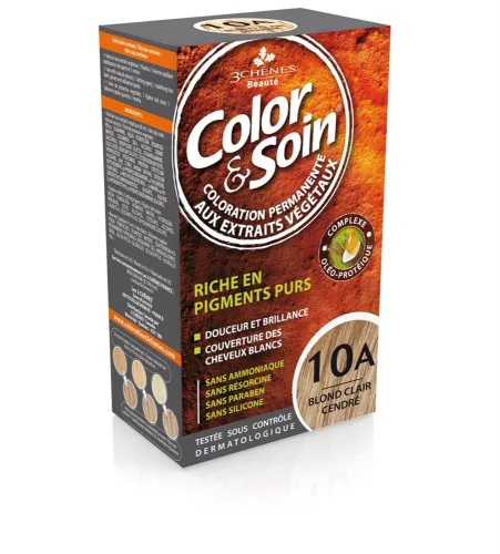 Color & Soin, Color & Soin Coloration 10A, helles Aschblond (135ml)