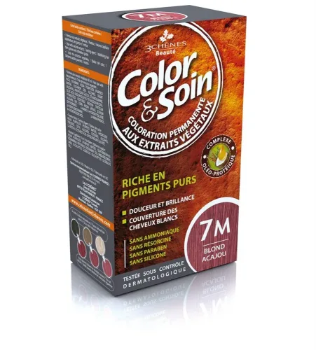 Color & Soin, Color & Soin Coloration 7M, Mahagoni-Blond (135ml)