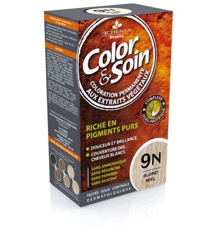 Color & Soin, Color & Soin Coloration 9N, Honigblond (135ml)