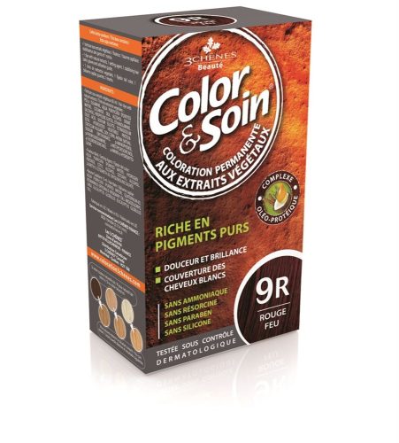 LES 3 CHENES, Les 3 Chênes Color & Soin Coloration 9R Feuerrot