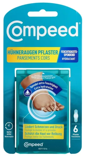 COMPEED, Compeed Hühneraugenpflaster Feuchtigkeitsspendend Medium (6 Stk)
