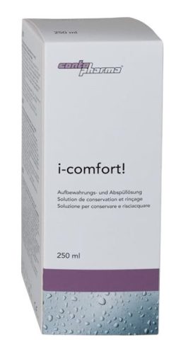 CONTOPHARMA Pflegemittel, Contopharma i-comfort! Aufbewahrungs- und Abspüllösung 250ml | Pflegemittel