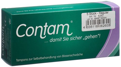 Contam, Contam Vaginaltampon 28mm Regular (5 Stk)