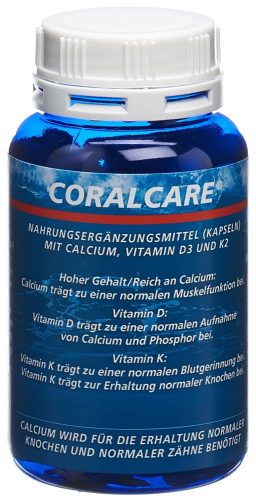 Goodness, CORALCARE Calcium Kapseln mit Vitamin D3 und K2 (120 Stk)
