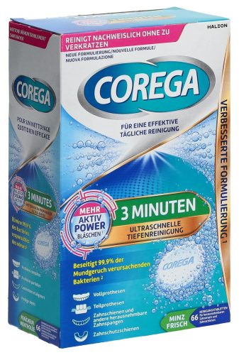 Corega, Corega 3 Minuten Rundumschutz Tabs (66 Stk)