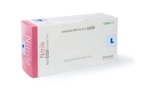 Cosaline, Cosaline UHS Nitril Handschuhe, Grösse L, Eco, weiss, puderfrei (200 Stk)