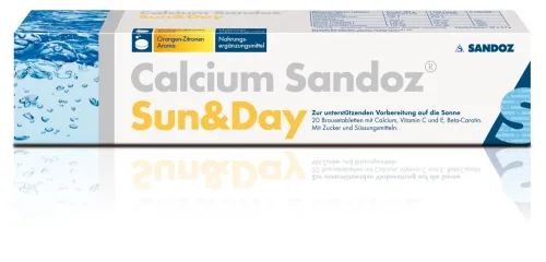 Calcium Sandoz, Calcium Sandoz Sun & Day Brausetabletten (20 Stk)