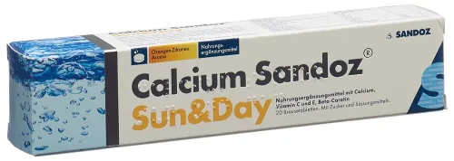 Calcium Sandoz, Calcium Sandoz Sun & Day Brausetabletten (20 Stk)