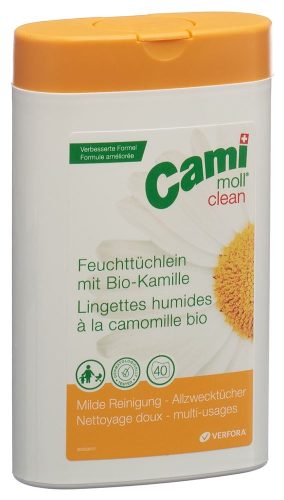 cami moll, CAMI MOLL clean Feuchtt&uuml;cher NF Box 40 Stk