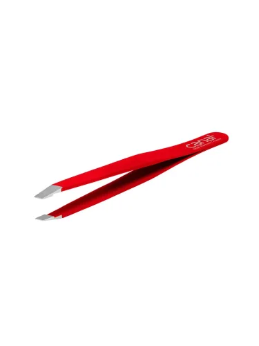 CANAL, CANAL rote Haarpinzette schräg, 9cm (1 Stk)