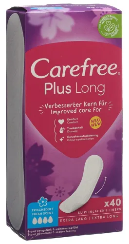 Carefree, Carefree Plus Long Frischeduft (40 Stk)