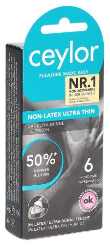 Ceylor, Ceylor Ultrathin Latex-Free Condoms, 6 Stück - Amorana