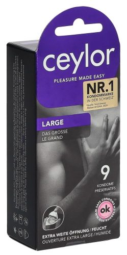 Ceylor, Ceylor Large Large Condoms, 9 Stück - Amorana